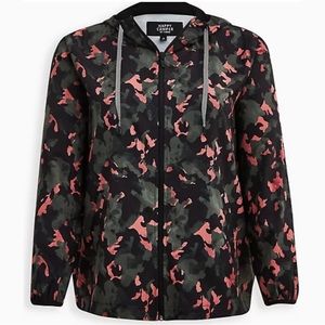 🆕TORRID HAPPY CAMPER CAMP STRETCH LIGHT WEIGHT ACTION JACKET